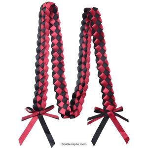 Graduation Ribbon Lei Soft Braided Necklace
